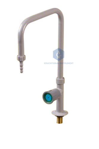 Water Tap, Single, Swan Neck, L Type, Euro, for Pharma & Lab